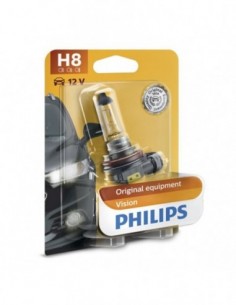 BOMBILLA H8 PHILIPS VISION 35W 12V 1 UD