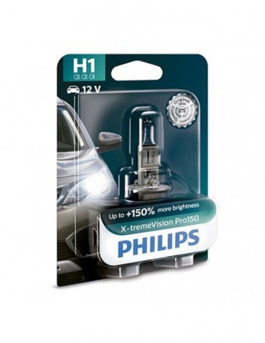 BOMBILLAS H1 PHILIPS XTR VISION PRO150 1 UNIDAD