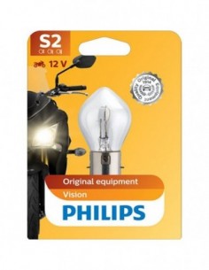 BOMBILLA S2 PHILIPS VISION 35W 12V 1 UD MOTO