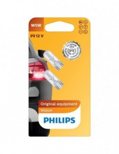 BOMBILLA W5W PHILIPS PREMIUM 12V 2 UDS