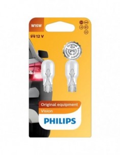 BOMBILLA W16W PHILIPS PREMIUM 12V 2 UDS